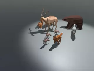 Read more about the article ANIMALS PACK lowPoly