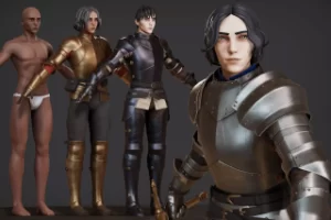 Read more about the article Knight – Customizable PBR Character