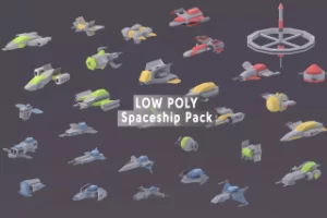 Read more about the article Low Poly Spaceship Pack