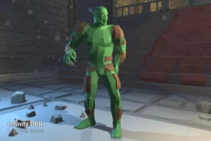 Read more about the article Low Poly Character – Golem – Fantasy RPG