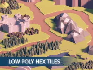 Read more about the article Low Poly Hex Tiles Vol.1