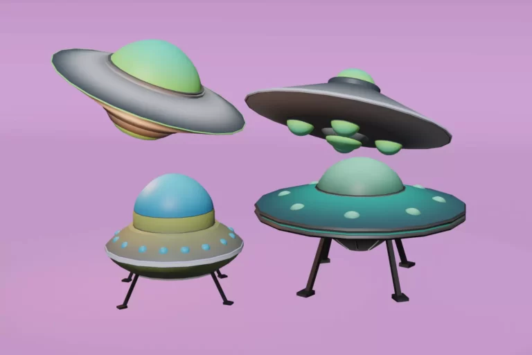 simple-low-poly-ufos