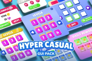 Read more about the article Mega Hyper Casual GUI Pack