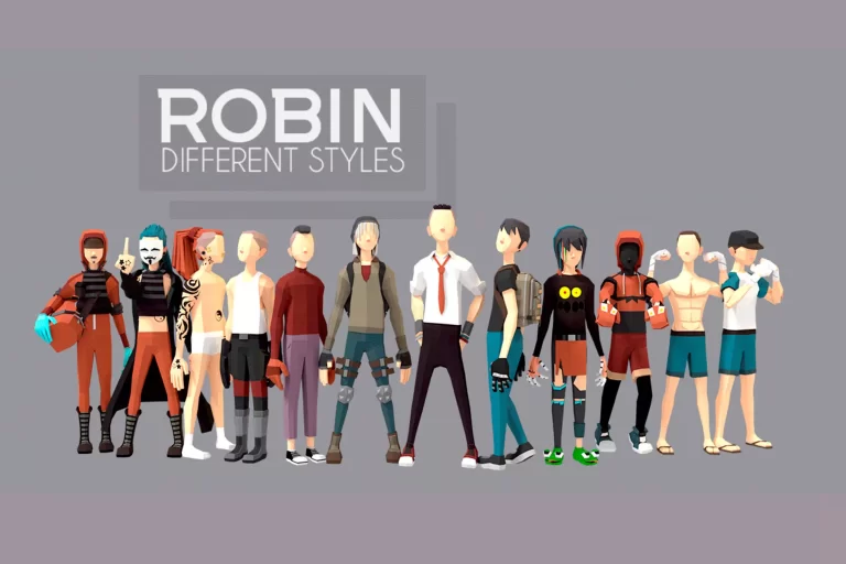 robin-low-poly-character