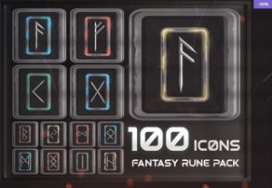 Read more about the article 100 Fantasy Rune Icons Pack