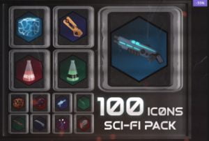Read more about the article 100 Sci-Fi Icons Pack