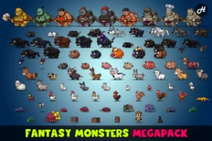 Read more about the article Fantasy Monsters Animated (Megapack)