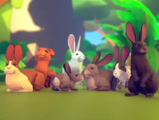 You are currently viewing Poly Art: Rabbit