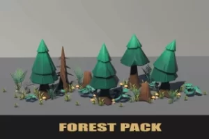 Read more about the article Stylised PBR 3D Forest Pack