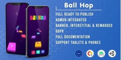 You are currently viewing Ball Hop (Unity Game + Admob + GDPR)