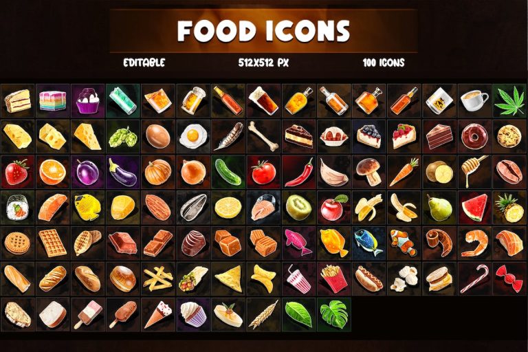 food-game-icons