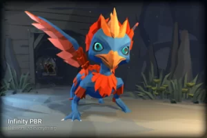 Read more about the article Low Poly Character – Birdy – Fantasy RPG