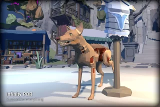 You are currently viewing Low Poly Character – Demon Dog – Fantasy RPG