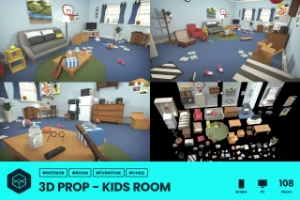 Read more about the article 3D Props – Kids Room
