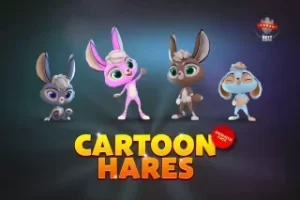 Read more about the article Cartoon hares animated pack