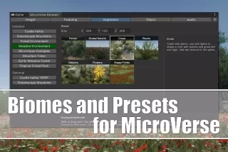 You are currently viewing Biomes and Presets for MicroVerse