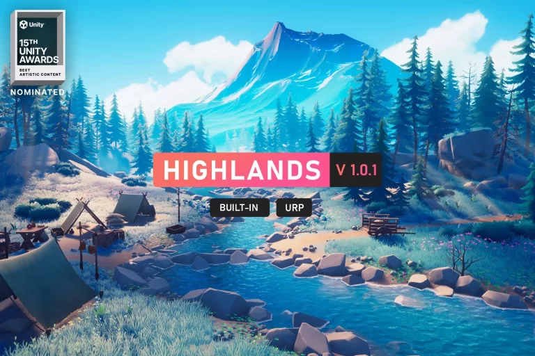 highlands-stylized-environment
